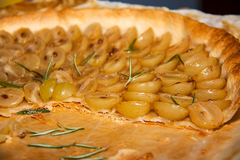 tarte aux raisins