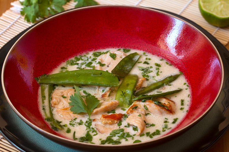 soupe poulet coco