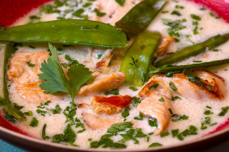 soupe poulet coco