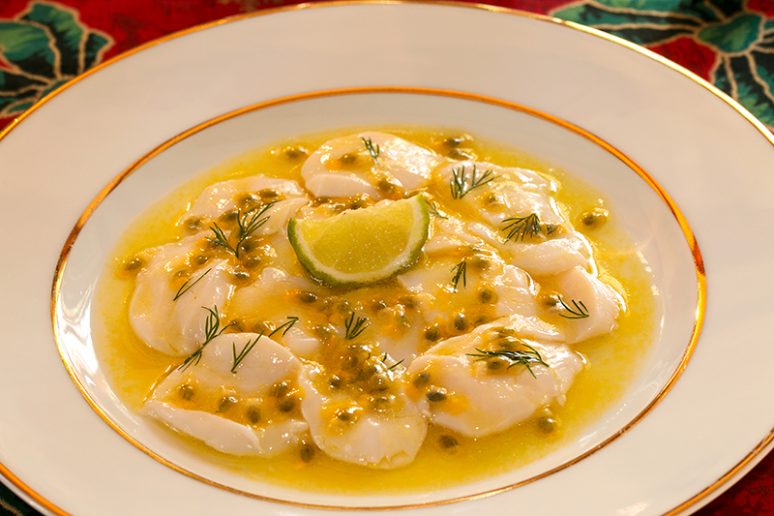 carpaccio de St-Jacques