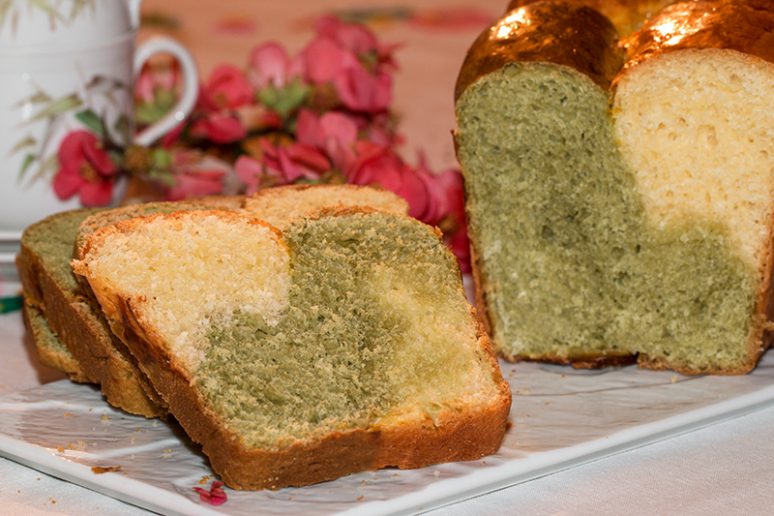 brioche au thé matcha