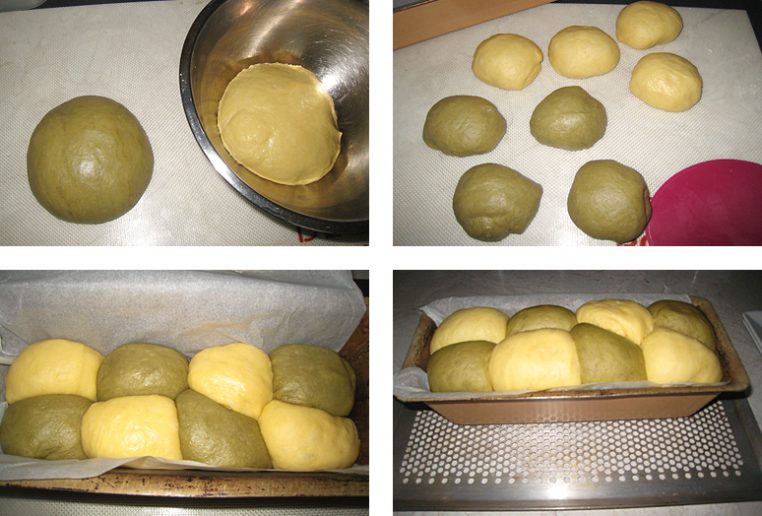 brioche au thé matcha