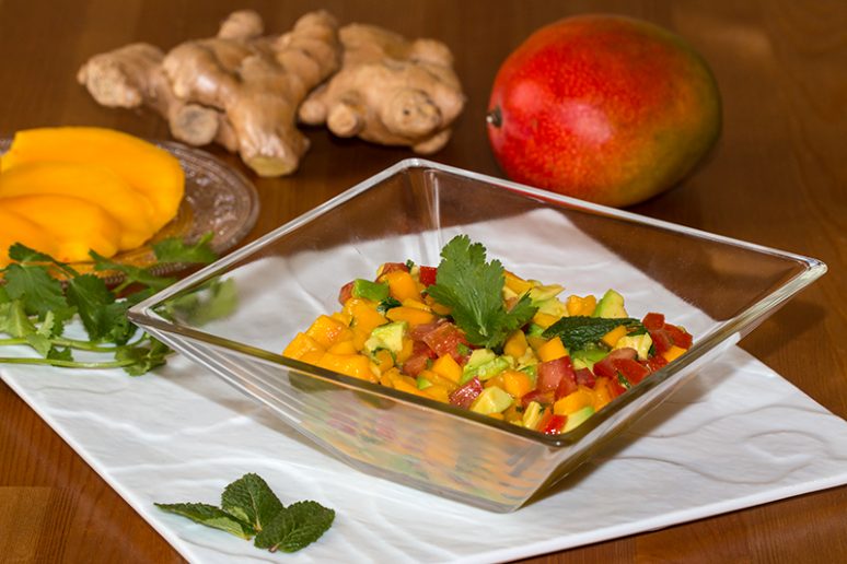 salsa à la mangue