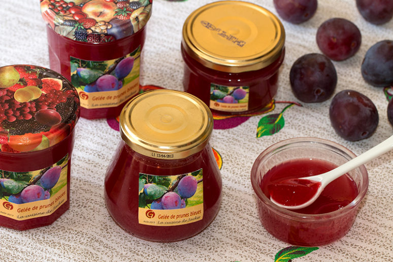gelée de prunes bleues