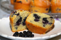 muffins aux myrtilles