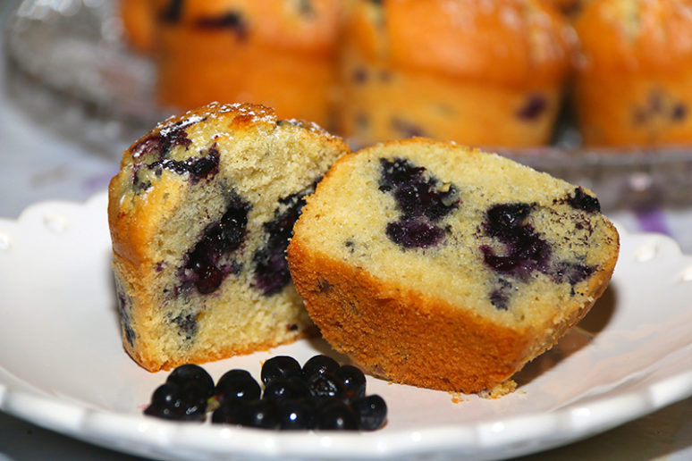 muffins aux myrtilles