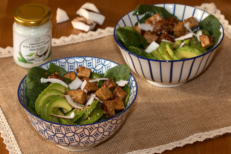 salade d'épinards