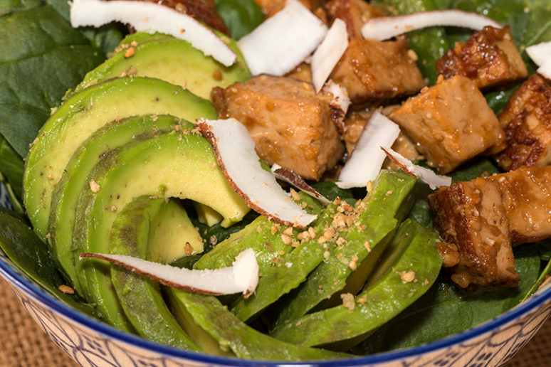 salade d'épinards