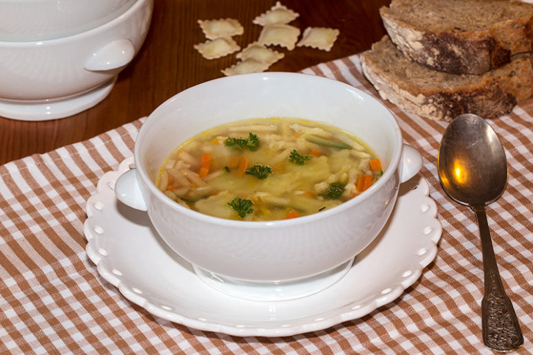 bouillon aux ravioles