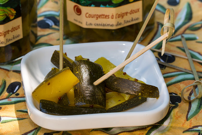 courgettes aigre-doux