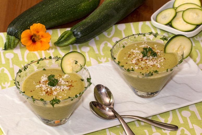 gaspacho de courgettes