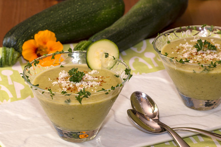 gaspacho de courgettes