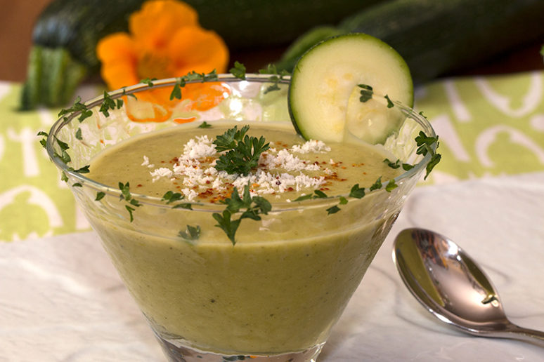 gaspacho de courgettes