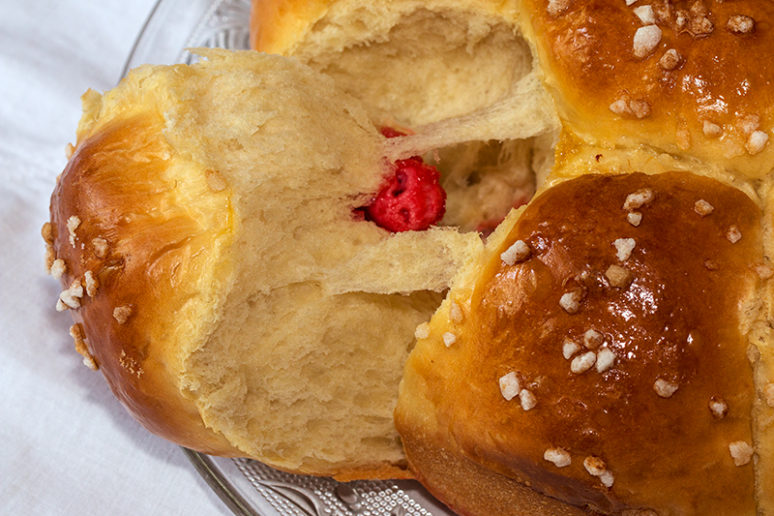 brioche pralines roses