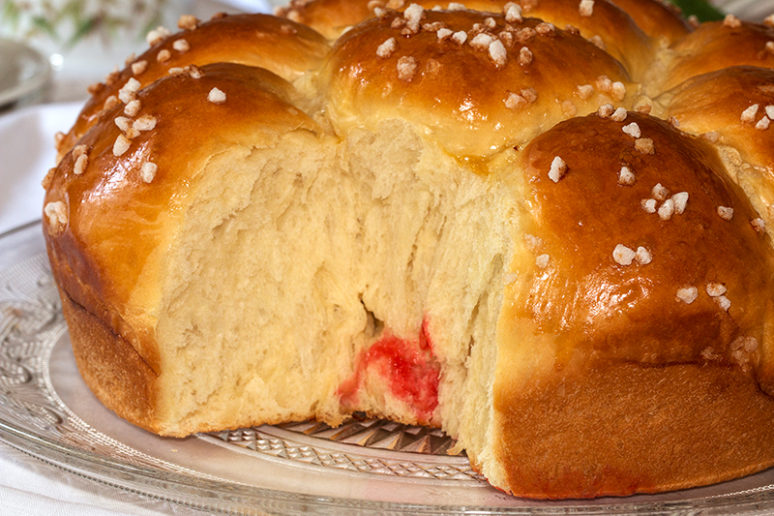 brioche pralines roses