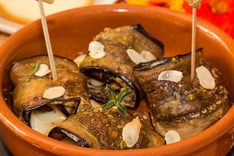 paupiettes aubergines scarmoza