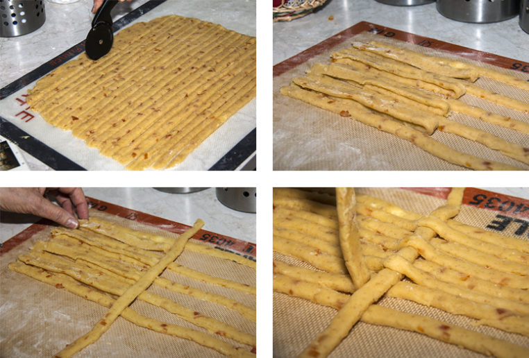 sablés tressés