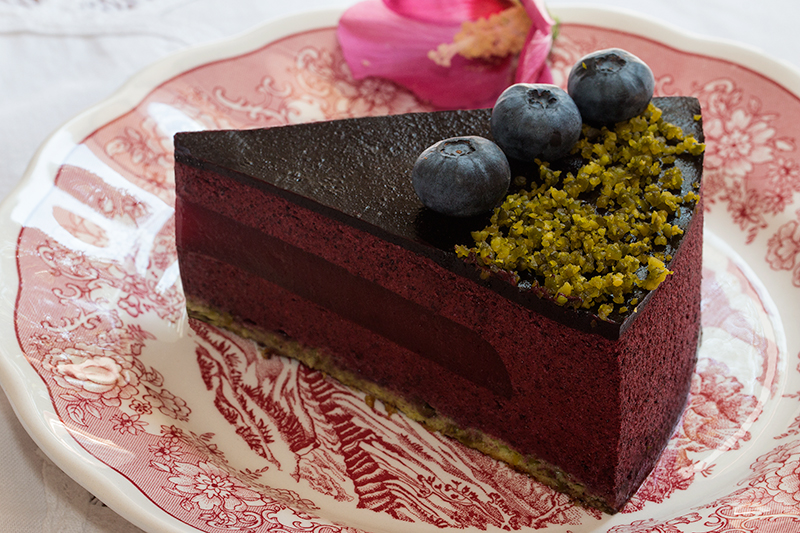 Entremet Myrtilles Et Framboises