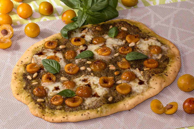 pizza aux mirabelles