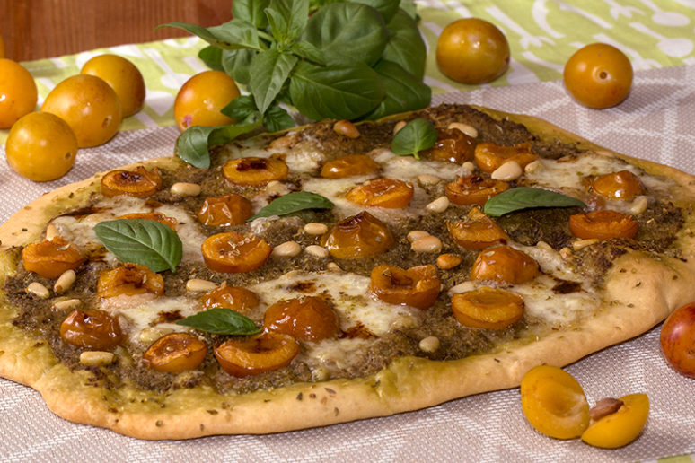 pizza aux mirabelles