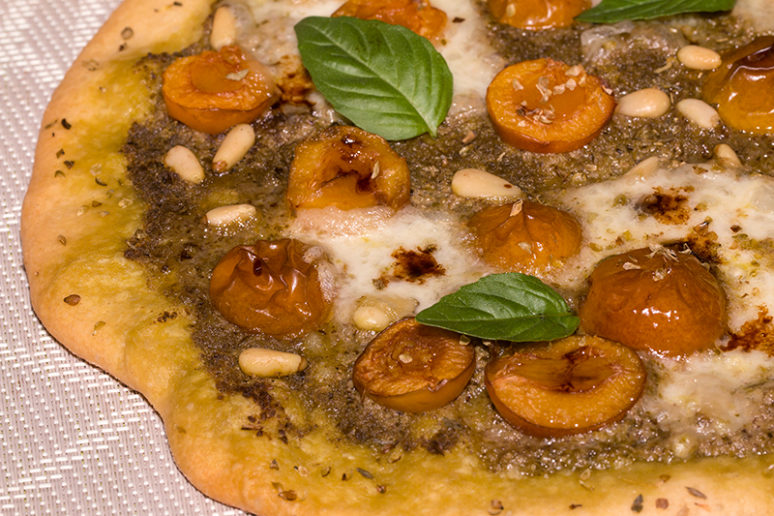pizza aux mirabelles