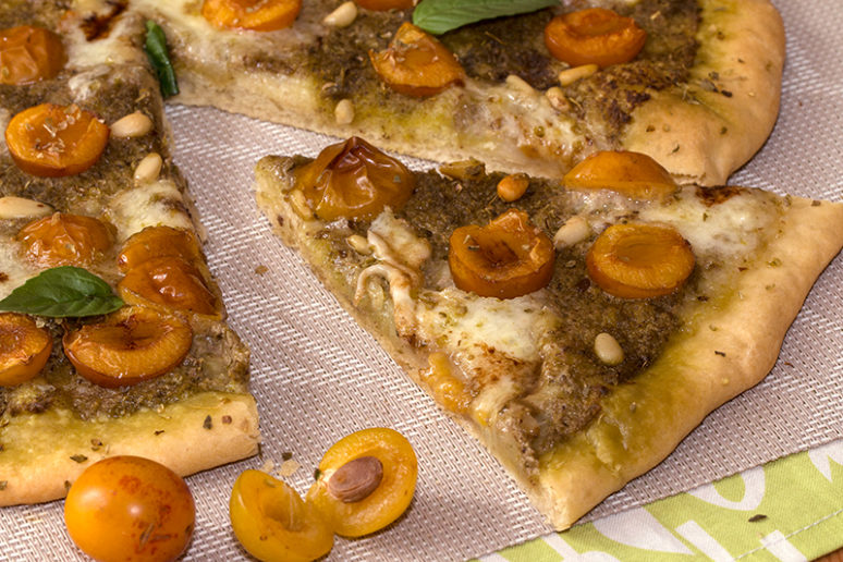 pizza aux mirabelles