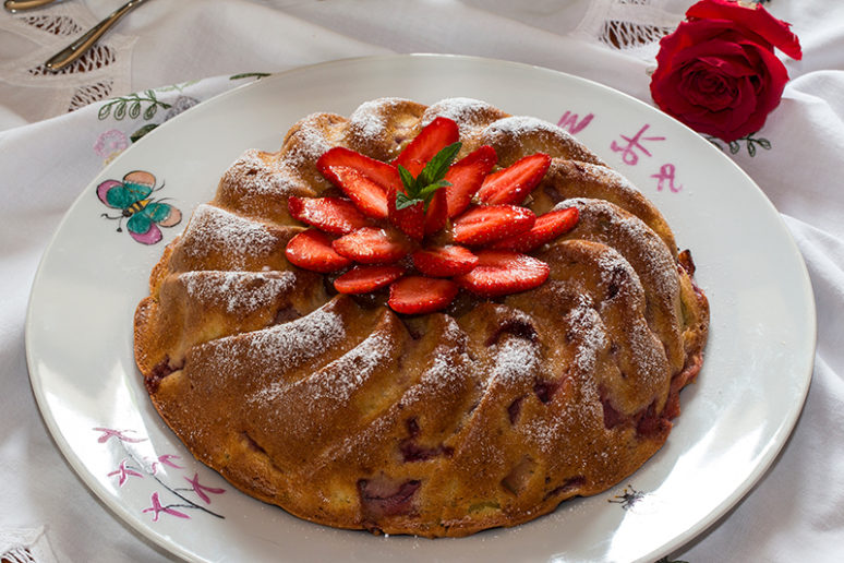 gâteau aux fraises
