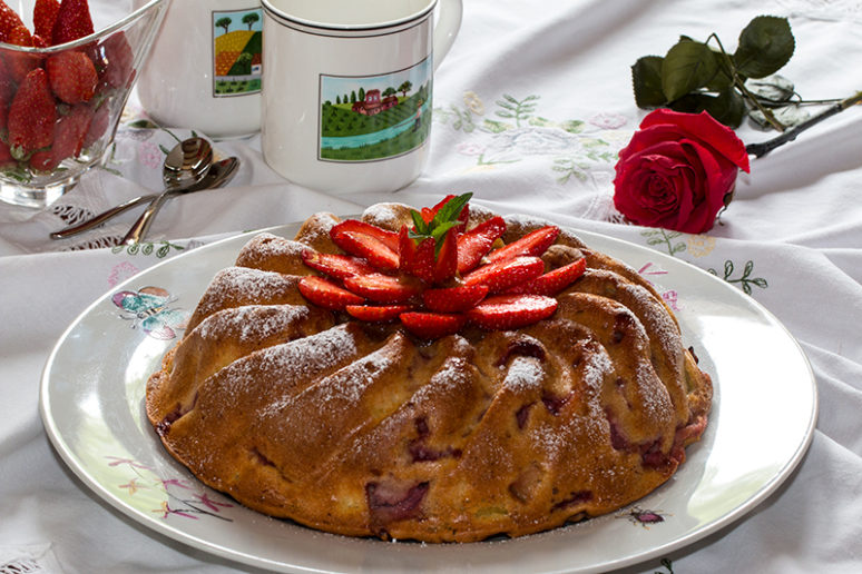 gâteau aux fraises