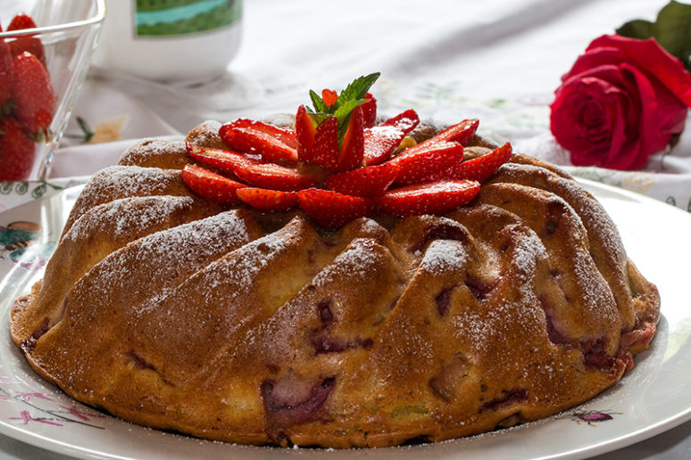 gâteau aux fraises