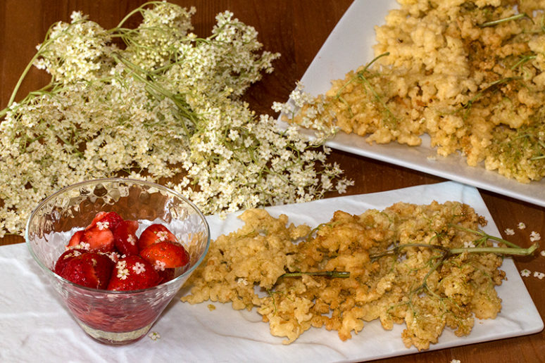 beignets de fleurs de sureau