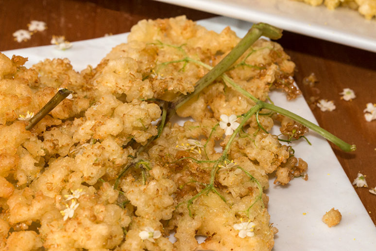 beignets de fleurs de sureau