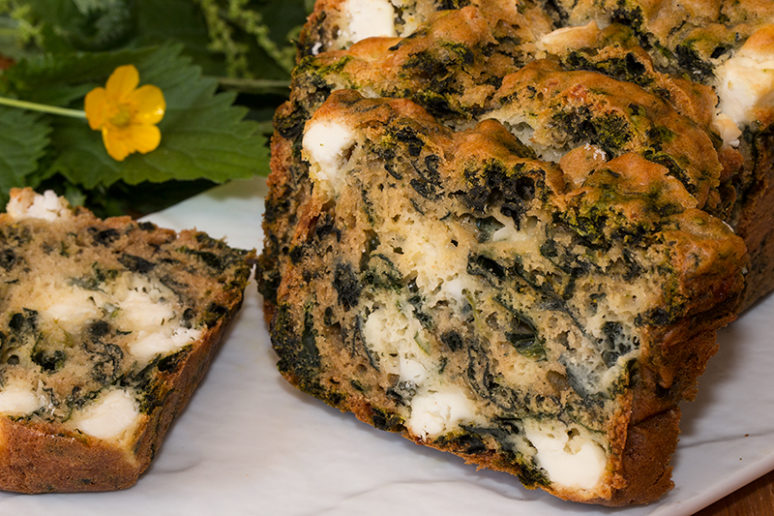 cake épinards orties feta