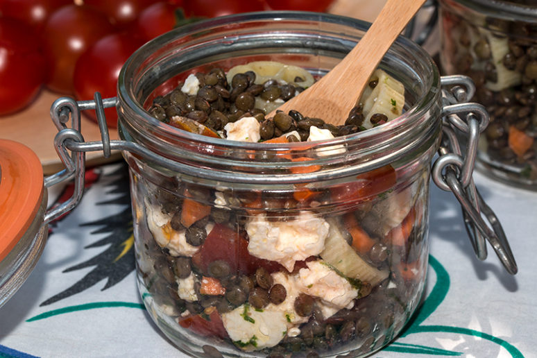 salade de lentilles