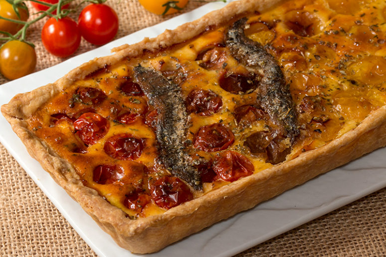 tarte multicolore