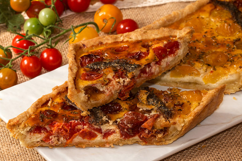 tarte multicolore