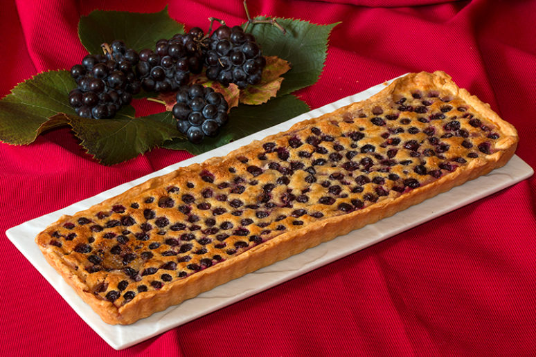 tarte aux raisins