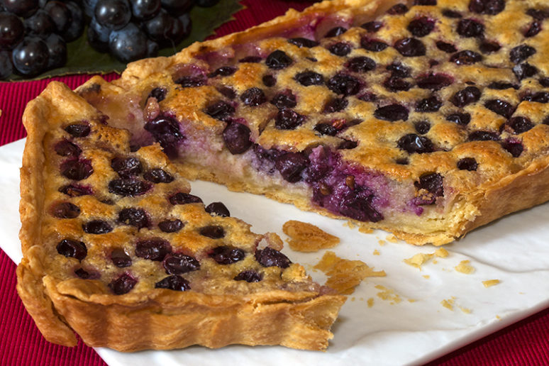 tarte aux raisins