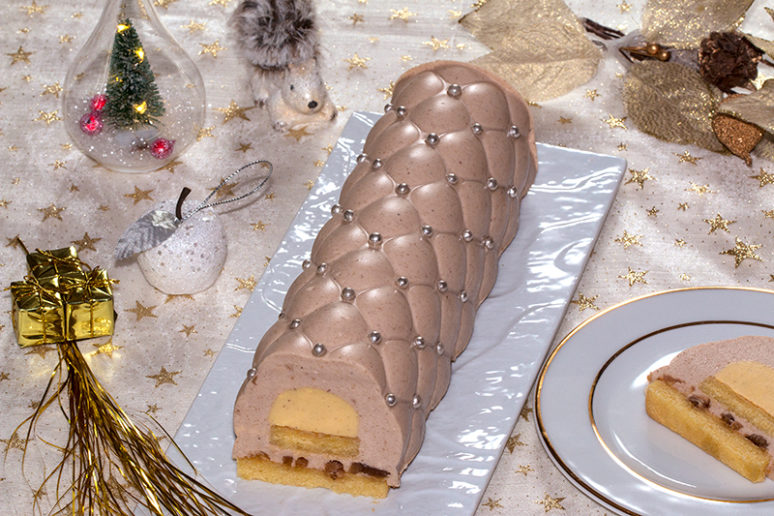bûche vanille