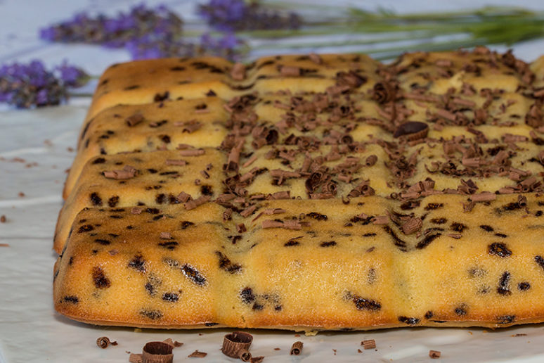 Gâteau madeleine tigré