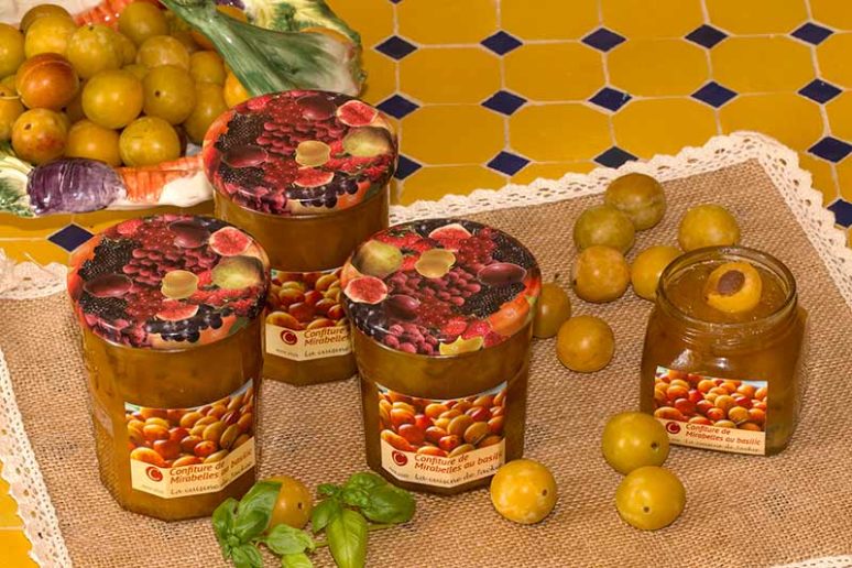 confiture. mirabelles