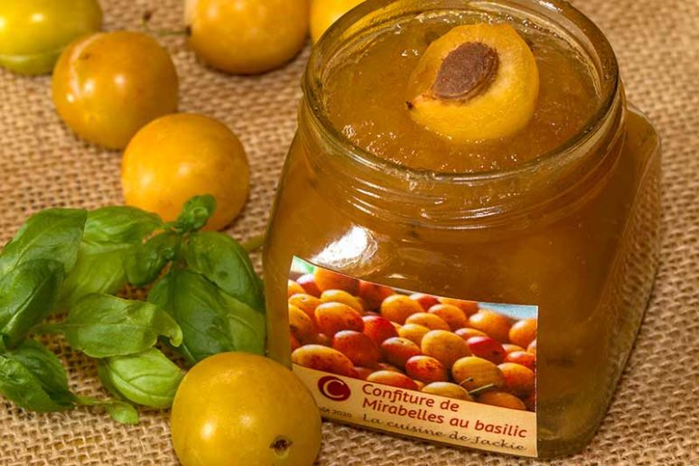 confiture. mirabelles
