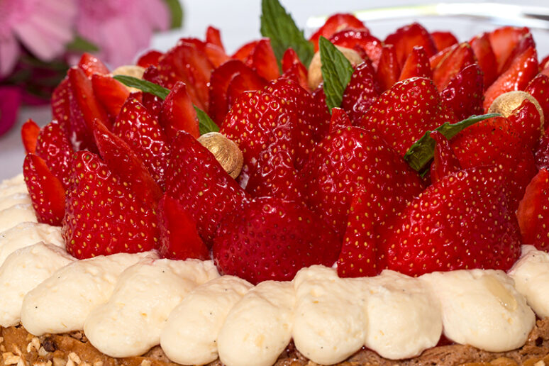 tarte aux fraises