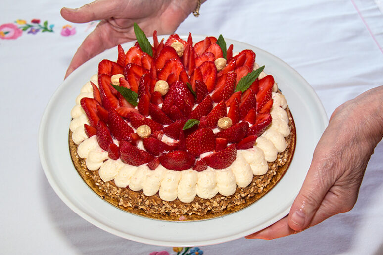tarte aux fraises