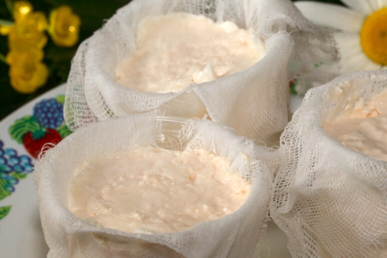 faisselles au lait de chèvre