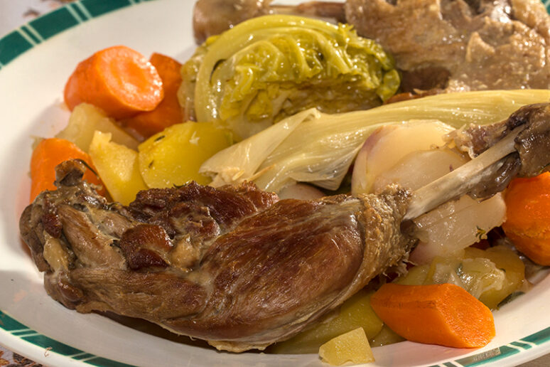 pot-au-feu de canard