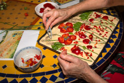 focaccia fleurie