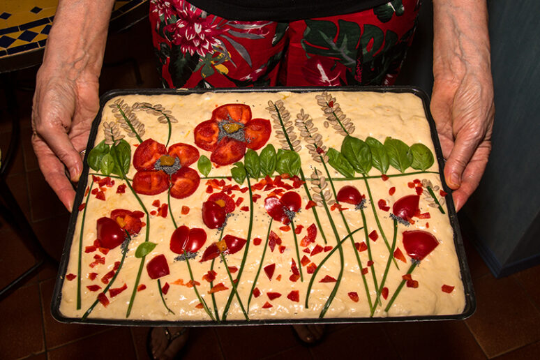 focaccia fleurie