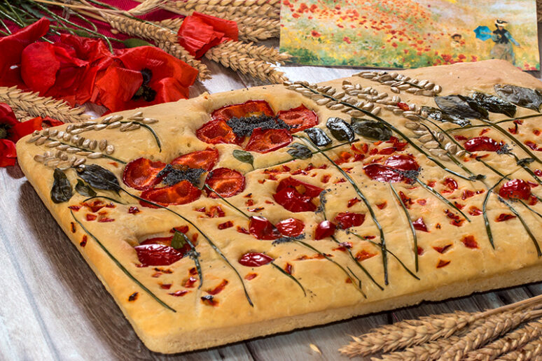 focaccia fleurie