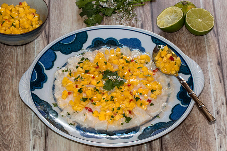 ceviche de cabillaud
