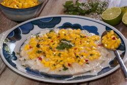 ceviche de cabillaud